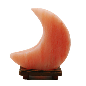 Nueva Lámpara de Sal Rosa Natural 100% con Cable de Repuesto y Interruptor Regulador de Intensidad, Forma de Luna, Sal del Himalaya - Product Image 2