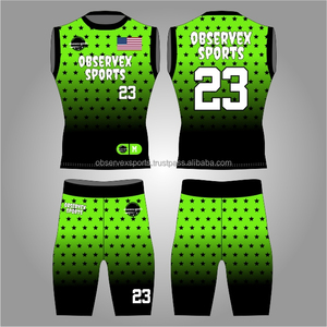 Uniforme de football américain 7v7 de haute qualité, prêt pour le jeu, maillot de football américain 7 sur 7, uniformes de flag football - Product Image 1