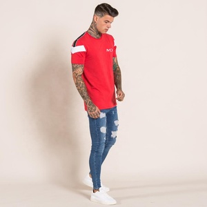 Wholesale Products Brown Soft Cotton Short-sleeved Sports T-shirt For Men Breathable With Front Logo Design Blank Design - Product Image 3