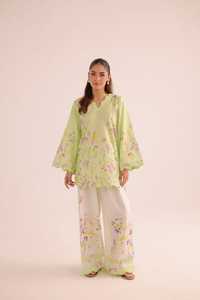 Ensemble de 2 pièces en tissu lawn imprimé de qualité supérieure pour femmes, collection été, vêtements indiens et pakistanais, tenue légère pour tous les jours - Product Image 2