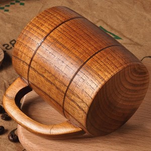 Elegant Natural Wooden Coffee <b>Mug</b>-Eco-Friendly Lightweight Classic Design Customizable Size Custom Packing for Gifting Regular - Product Image 5