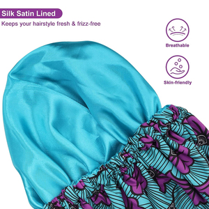 Bonnet de nuit en satin doux personnalisé pour la protection des cheveux, en soie lisse de haute qualité, pour femmes et adultes, toutes saisons, vente en gros - Product Image 5