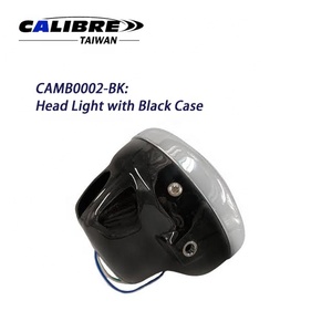Faro Delantero Redondo para Motocicleta de 6 Pulgadas con Cubierta, Marca TAIWAN CALIBRE - Product Image 5