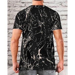 T-shirt graphique Hip Hop pour homme, style streetwear, décontracté, imprimé - Product Image 3