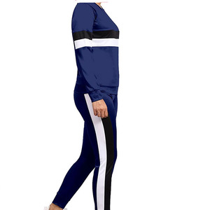 Conjuntos Deportivos de 2 Piezas, Sudaderas y Pantalones Deportivos con Cuello Redondo, Hechos de Poliéster, Se Aceptan Marcas Privadas, Estilo Deportivo - Product Image 2