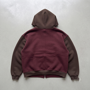 Sweat à capuche zippé 3 couches style hiver pour homme et femme, coupe régulière, épais et tendance, unisexe - Product Image 2