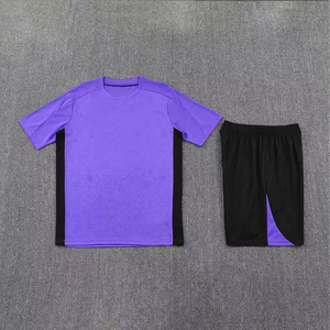 Conjunto Cortavientos Color Block para Hombre, Chaqueta con Capucha de Secado Rápido y Pantalones Cortos, Atuendo Deportivo de Verano, Material Ligero de Poliéster - Product Image 6