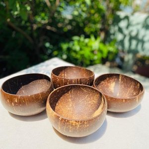 Bol en bois classique du Vietnam, bol en noix de coco de haute qualité, fait main, en plastique, pour la maison, les cadeaux, la décoration - Product Image 3