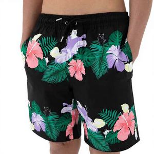 Shorts décontractés pour hommes, mi-longs, en tricot, avec cordon de serrage, sublimation, tissu en toile respirant et à séchage rapide, pour l'entraînement et la course à pied - Product Image 1