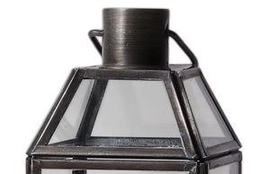 Bulk Selling Metal & Glass <b>Lantern</b> With Matt <b>Black</b> Finish Metal Candle <b>Lanterns</b> for Outdoor Home Decoration Handmade Customized - Product Image 2