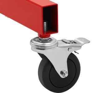 Supporto per Verniciatura Auto Regolabile in Altezza 1500-2000 mm con 8 Ganci, Capacità 30 kg, Rastrelliera per Asciugatura 4 - Product Image 6