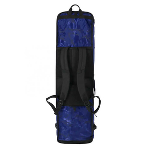 Sac de sport en nylon bleu avec poches zippées et poignée de transport - Product Image 3