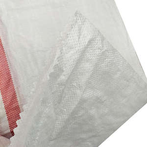 Sac tissé en PP à bouche ouverte avec fond cousu pour emballage en vrac 25kg 50kg, structure plate, fabricant vietnamien - Product Image 3