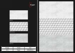 Azulejos de Porcelana con Acabado Azucarado de Lujo 300X600MM Desarrollados para Espacios Sofisticados que Requieren Textura y Equilibrio de Resistencia - Product Image 2