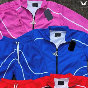 Nouveaux ensembles coupe-vent tendance à fermeture éclair intégrale, service OEM ODM entièrement personnalisé, faible MOQ, pour adultes, vente en gros - Product Image 3