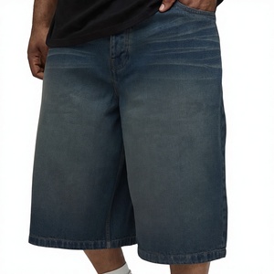 Custom Solid Color Streetwear <b>Men</b> Denim <b>Jeans</b> Shorts / Custom High Quality Vintage Acid Washed Summer <b>Men</b> Denim Shorts - Product Image 1