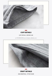 Personalizado impreso en blanco cuello en V 100% algodón Unisex Regular Fit hombres High Street Hip Hop casual secado rápido transpirable polar camisetas - Product Image 6