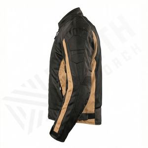 Chaqueta de Motociclista de Cuero Genuino para Hombre de la Mejor Calidad, Nueva Colección de Invierno, Chaquetas de Motocicleta con Protecciones Desmontables Personalizadas - Product Image 3