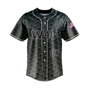 Custom Baseball Jersey Unisex Black Polka Dot Sublimated Print Moisture Wicking Short Sleeve Winter Anti-Bacterial Sport Apparel - Product Image 2