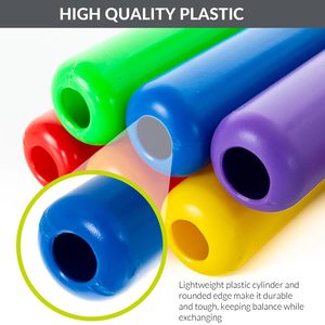 Bâtons de relais en plastique – Équipement officiel de compétition sportive IAAF, bâtons de relais en plastique, jouet de course - Product Image 2