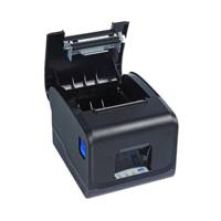 Impresora Térmica POS BRIGHTEK de 80 mm con Cortador Automático, Blanco y Negro, 203 DPI, 220 mm/s, Compatible con Códigos de Barras 1D/2D, Interfaces de Stock