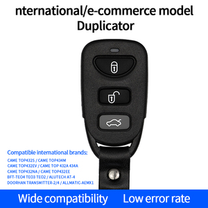 Control Remoto Inalámbrico Universal <span class=keywords><strong>de</strong></span> 433MHz para Puerta <span class=keywords><strong>de</strong></span> <span class=keywords><strong>Garaje</strong></span>, Plástico, Alcance <span class=keywords><strong>de</strong></span> 30m, Código <span class=keywords><strong>Fijo</strong></span> <span class=keywords><strong>de</strong></span> Aprendizaje para Barrera <span class=keywords><strong>de</strong></span> Puerta y Puerta <span class=keywords><strong>de</strong></span> <span class=keywords><strong>Garaje</strong></span> - Product Image 3