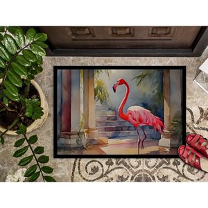 Felpudo antideslizante Flamingo para interior/exterior, lavable, de pila baja, 24H X 36W, felpudo para puerta Delantera para entrada - Product Image 3