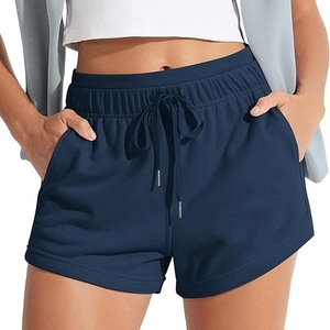 Wholesale Custom Breathable Fleece Board Shorts Streetwear 100% Cotton High Quality Quick Dry Eco-Friendly Mid Waist Gym <b>Pattern</b> - Product Image 4