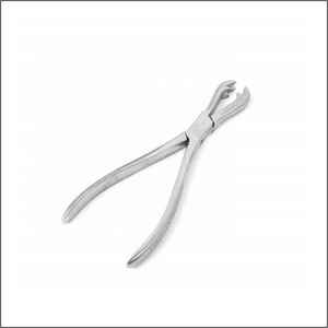 Pince à os chirurgicale orthopédique Fergusson 21 cm en acier inoxydable, finition miroir, manuelle, à poussée par le poignement - Product Image 3