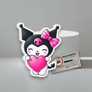 Paleta Magnética para Extensiones de Pestañas Kuromi Kitty, Versátil, Internacional, de Alta Calidad, Nueva, en Forma de Corazón, Cuadrada, Diamante, Acrílica - Product Image 1