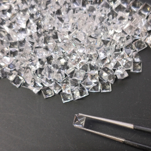 Topacio Blanco Natural de 3.5MM, Corte Princesa Cuadrado, Gemas Sueltas de la Mejor Calidad para Joyería - Product Image 4