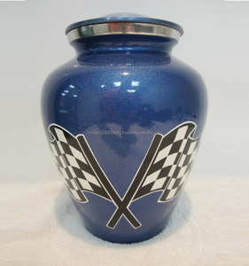 Urna Funeraria de Aluminio Negro Humming de Alta Calidad al por Mayor para Adultos, 10 Pulgadas, 220 Pulgadas Cúbicas de Capacidad, Estilo Americano - Product Image 2