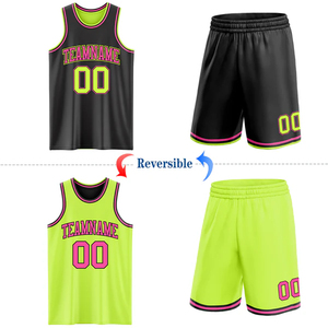 Maillot de basket-ball réversible personnalisé avec logo d'équipe, vêtements de sport - Product Image 1