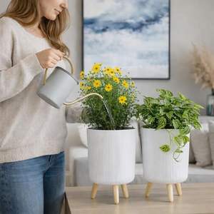 Pots et jardinières de jardin, pots à fleurs, jardinières, grandes jardinières d'extérieur pour semis, jardinières de jardin, jardinières d'extérieur, sel - Product Image 4