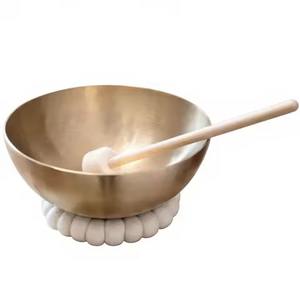 Bol chantant en métal fait main pour la méditation, la thérapie sonore, le yoga, la guérison, la pleine conscience, la pratique spirituelle, la décoration de la maison et du temple - Product Image 1