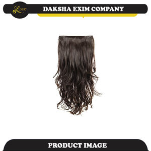 Trame non traitée de temple indien brut d'extensions de vrais cheveux humains de qualité supérieure de luxe à vendre - Product Image 4