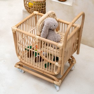 <b>Toy</b> <b>supermarket</b> trolleys pretend shopping cart <b>toys</b> top selling kid size rattan grocery carts - Product Image 6