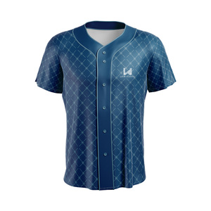 Custom College Team Personalized Baseball Jerseys Digital Printed Front Logo Short Sleeve Four Way Stretch Breathable Jerseys - Product Image 5