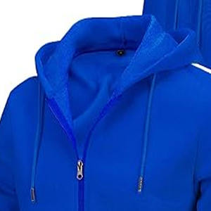 Conjunto deportivo informal para hombre de dos piezas, chaqueta y pantalones, tela cómoda y transpirable, ropa deportiva atlética para gimnasio, entrenamiento, jogging - Product Image 4