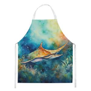 Sting Ray Unisex Large Multicolor <b>Kitchen</b> Server <b>Apron</b> for Cooking Baking Crafts Gardening-Adult <b>Women</b> and Men - Product Image 1