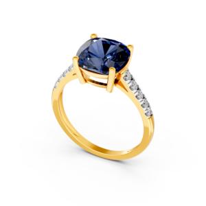 14K 9K 10K 18K Solid Gold 3Ct Lab Gemstone <b>Custom</b> <b>Ring</b> Certified Ethical Fine Jewelry MOQ 3pc 10pc RJC OEM ODM E201267 - Product Image 1