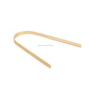 Grattoir à Langue en Bambou Naturel Pur OEM Personnalisé Zéro Déchet Sans Plastique Soin Bucco-dentaire Hygiène Outil de Nettoyage Dentaire Vente en Gros - Product Image 1