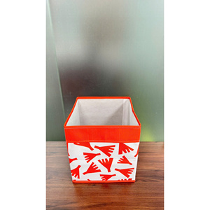 MA58P Foldable Cube <b>Storage</b> <b>Box</b> Customizable OEM ODM Logo Made in Vietnam <b>for</b> Toys <b>Clothes</b> & Office Use Polyester Fabric - Product Image 2