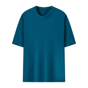 Camisetas culturales de algodón puro con diseño de logotipo personalizado OEM, camisetas publicitarias con impresión de logotipo, camisetas de trabajo con cuello redondo. - Product Image 1