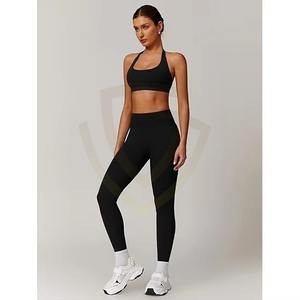 Conjuntos de yoga sin costuras para mujer, conjunto de sujetador deportivo y leggings, trajes deportivos para entrenamiento físico, conjuntos de mujer con diseño personalizado - Product Image 3