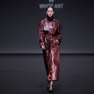 New Collection ODM <b>Women's</b> Winter Coat ROH CLASSIC DOUBLE-BREASTED TRENCH COAT Elegant Trench Coat <b>Women</b> Long <b>Belted</b> Outerwear - Product Image 1