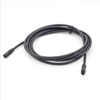 Connecteur aviation rapide M8 IP67 étanche, 3, 4, 5, 6, 8 broches, mâle/femelle, à clipser, boîtier en nylon PA66 PVC