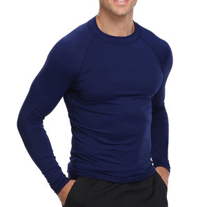 Wholesale Blank OEM <b>Surf</b> <b>Printed</b> Compression Shirt Long Sleeve MMA Jiu Jitsu UV Custom Rashguards Bjj Rash Guard for Men - Product Image 1