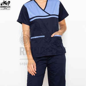 Custom Logo <b>Doctor</b> Nursing Scrub Women Jogger Hospital Uniform Medical Stretch Scrub <b>Set</b> Women Spandex Medical Scrub Uniform <b>Set</b> - Product Image 4