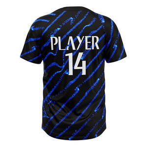 Camisetas Personalizadas de Béisbol/Sóftbol para Niñas, 100% Poliéster, Impresión por Transferencia de Calor, Transpirables y de Secado Rápido, Cierre de Dos Botones - Product Image 6